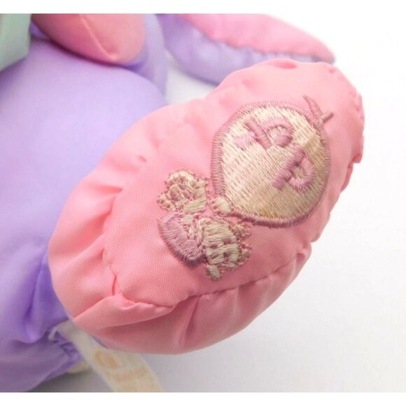 Vintage Fisher Price Puffalump Purple Easter Egg Bunny Nylon Plush 12" READ - Picture 5 of 8
